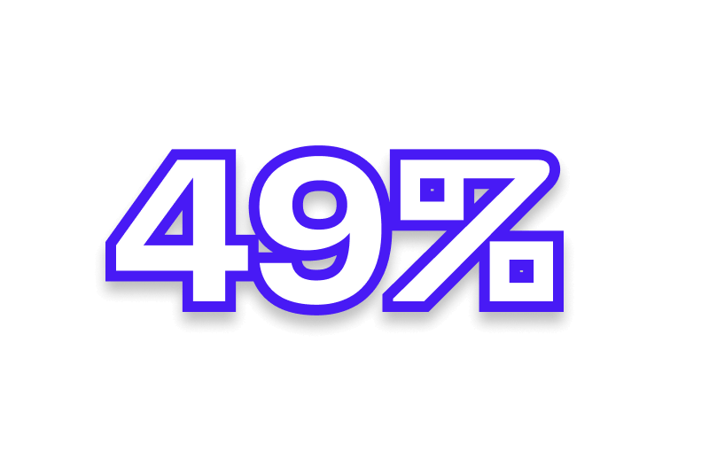 49%