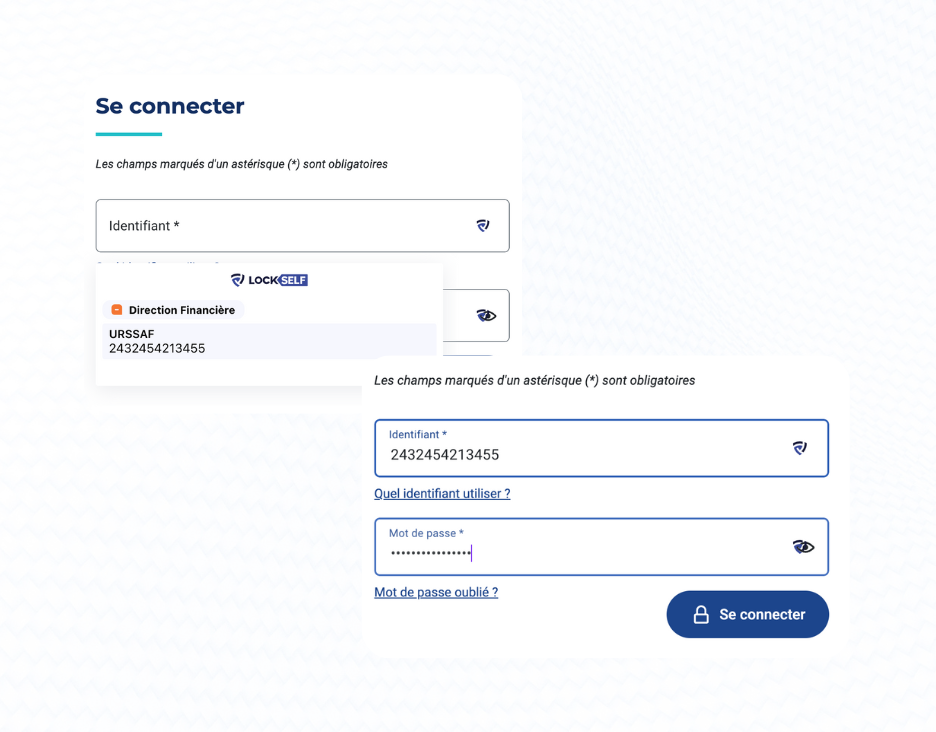 Saisie automatique de mots de passe